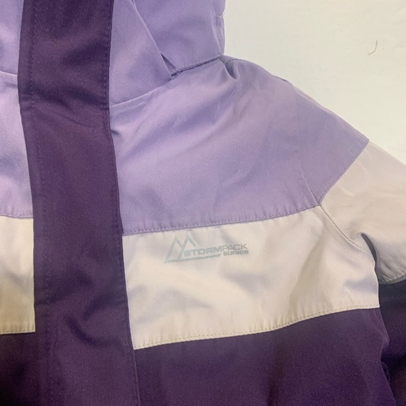 Sunice Stormpack Kids Snow Suit - Size 6 Purple Winter Jacket & Bib Pants - Picture 3 of 12